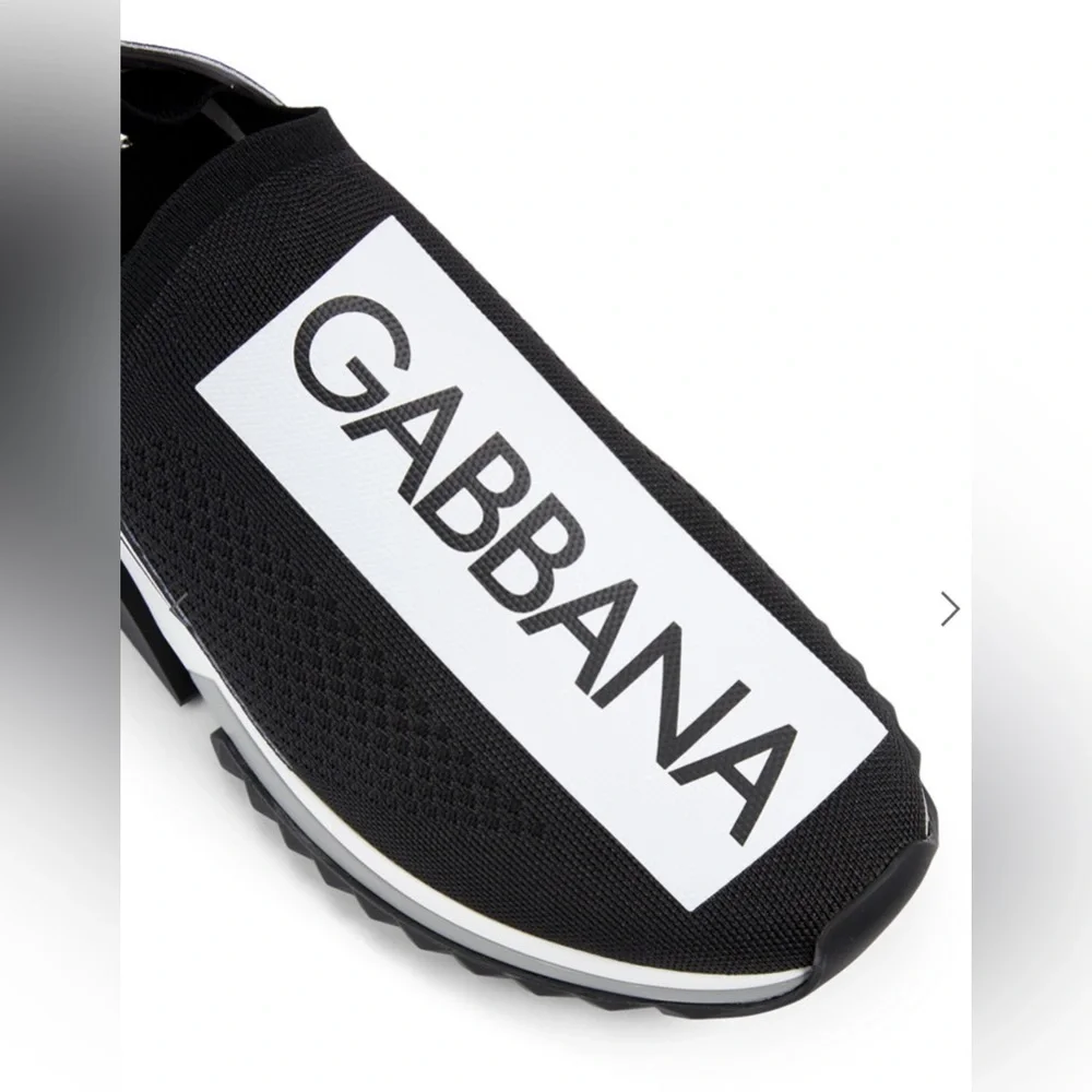 Dolce & Gabbana Sorrento Stretch Mesh Sneakers With Logo - Picture 4 of 13